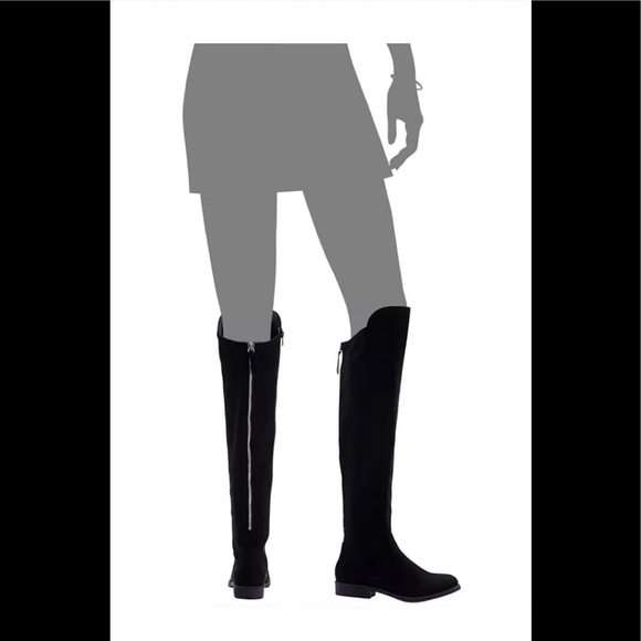 New! Style & Co Haley Black Microsuede Boot Multiple Sizes, Wide Calf - Picture 10 of 10